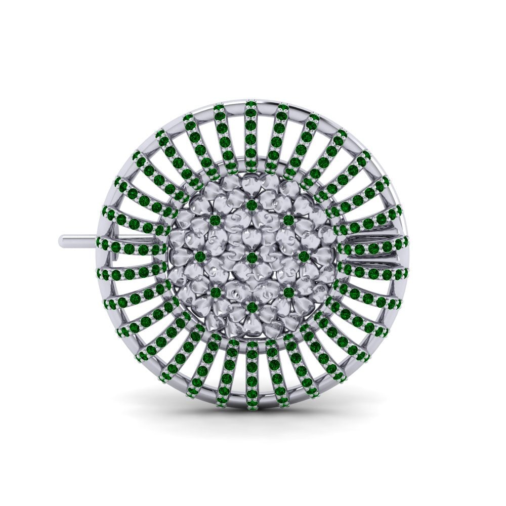 Green Zirconia Brooch Pene