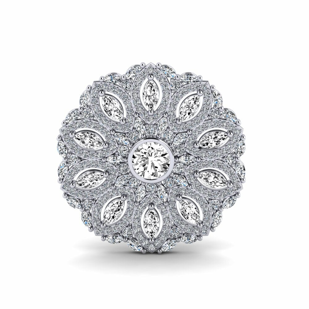Moissanita Broche Sadye