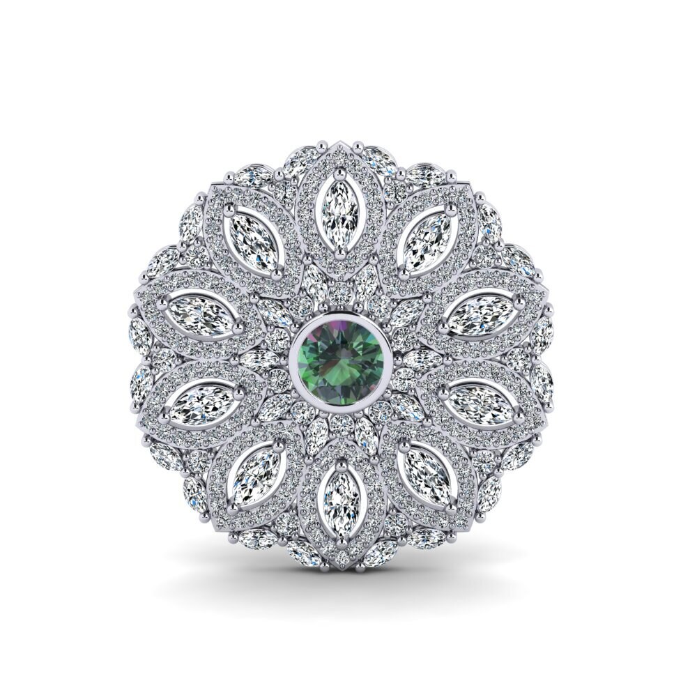 Mystic Topaz Brooch Sadye