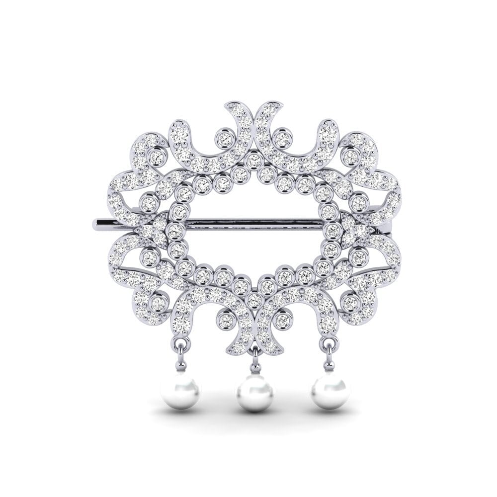 Moissanita Broche Selfino