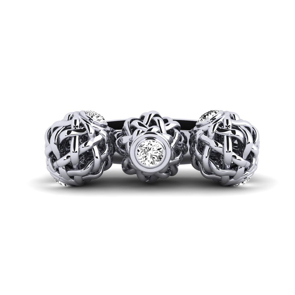 Moissanita Broche Serei