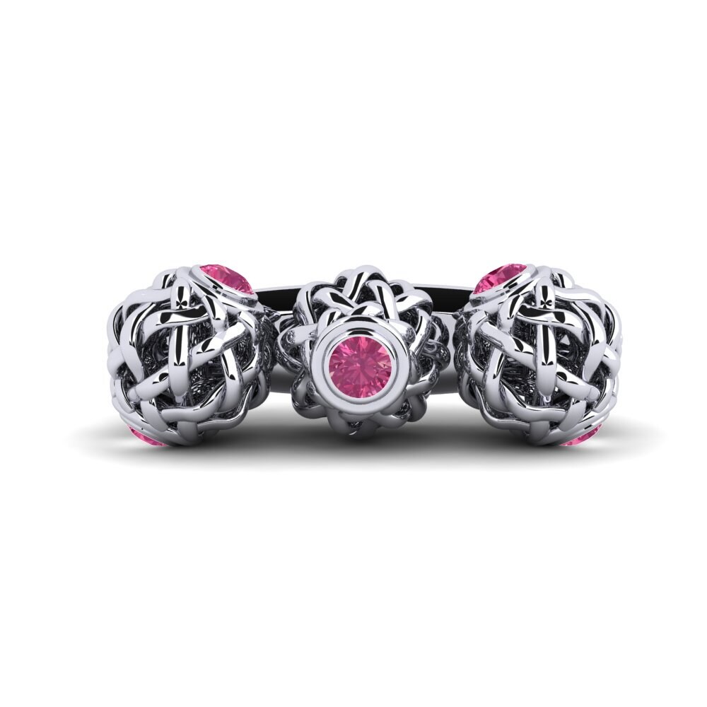 Pink Tourmaline Brooch Serei