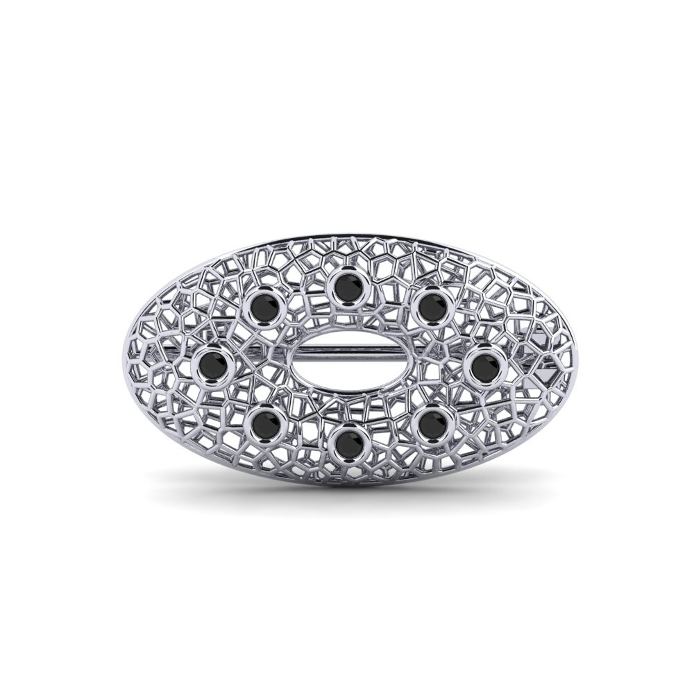 Black Diamond Brooch Vinzant