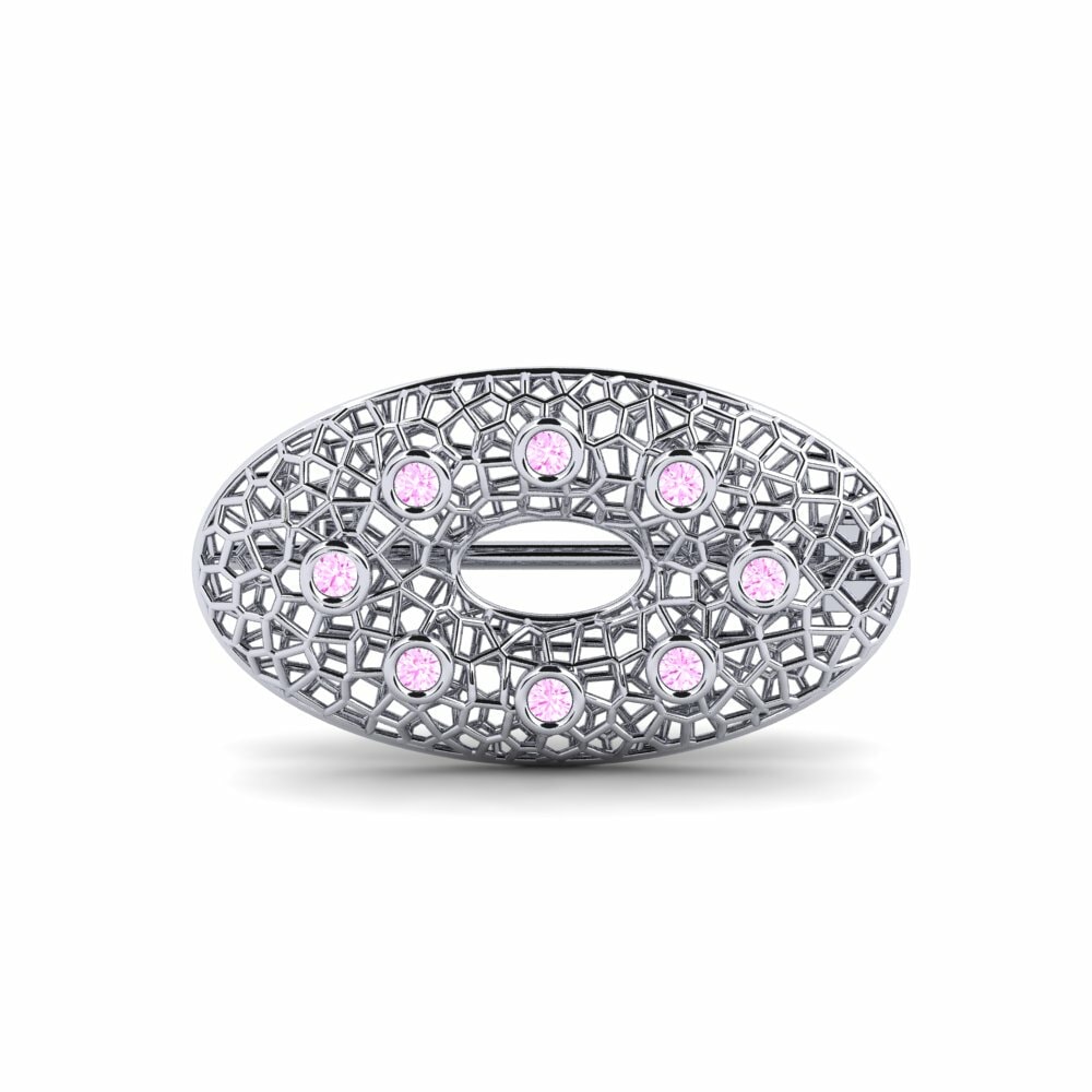 Roze Saffier Broche Vinzant