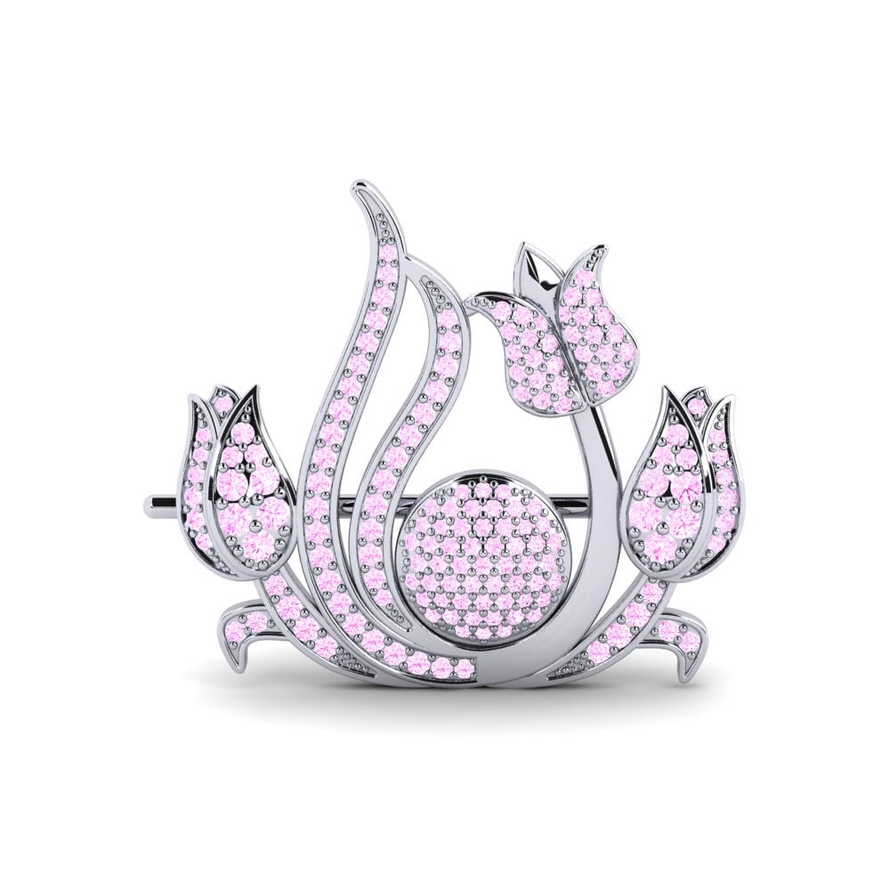 Pink Sapphire Brooch Yarnell