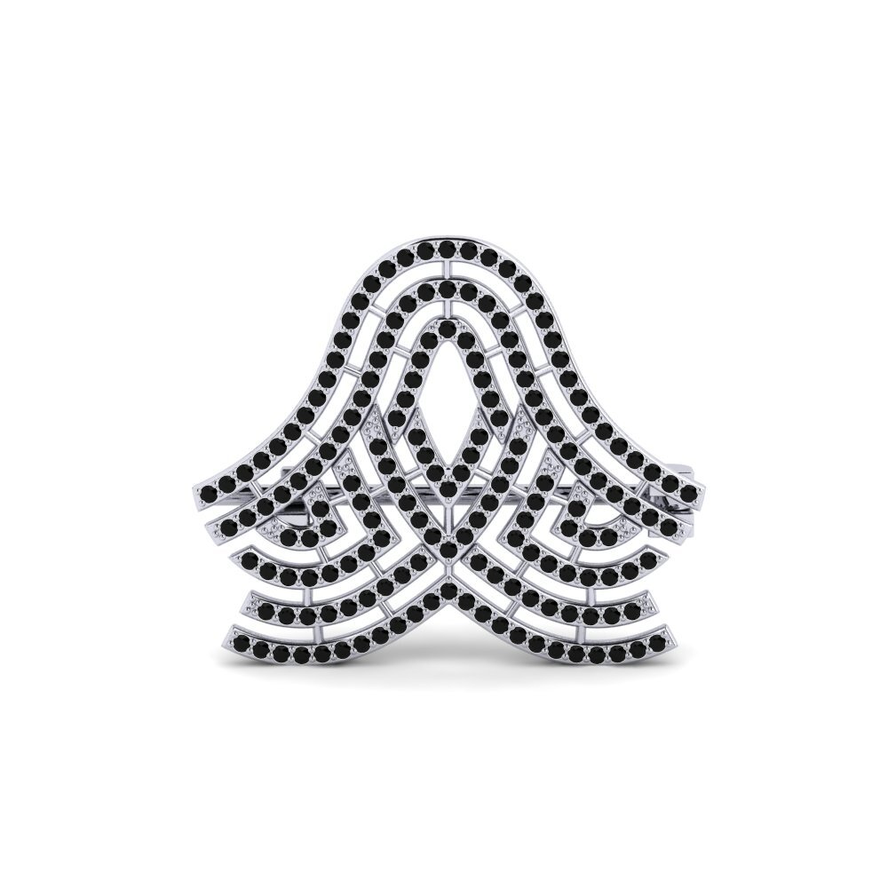 Black Onyx Brooch Yobbo