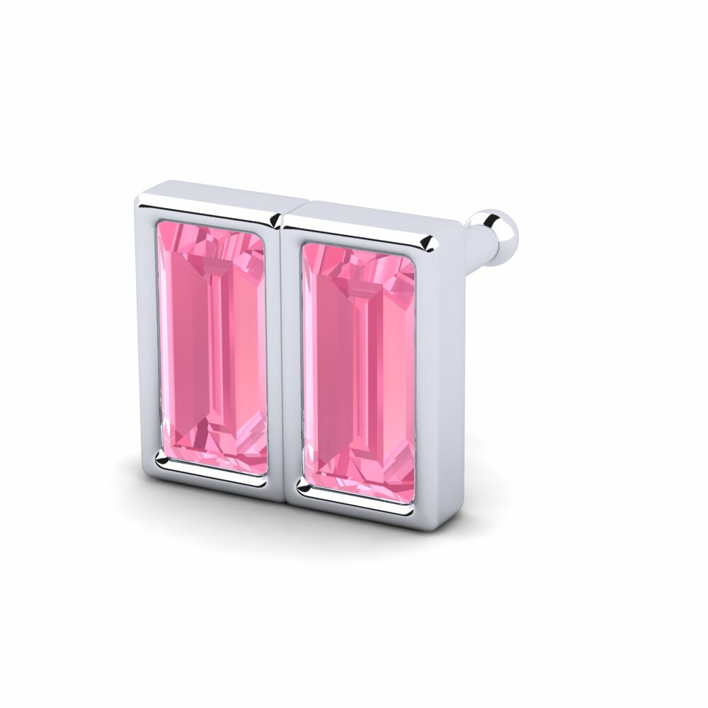 Roze Saffier Neus Pin Baratin