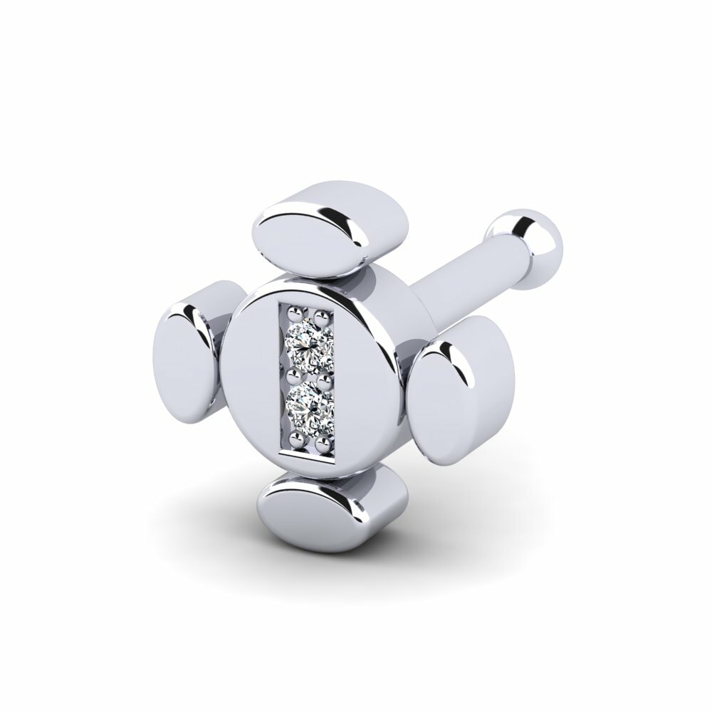 Or Blanc 18k Piercing Nez Braith