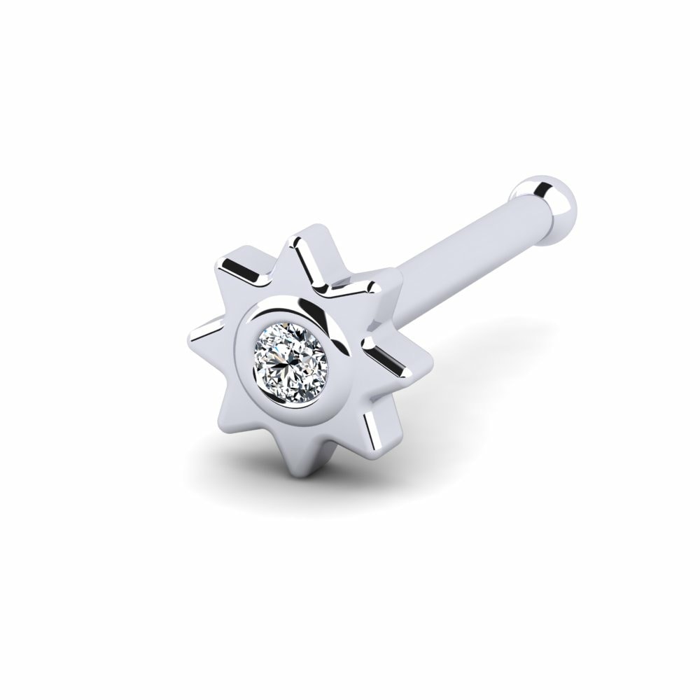 Or Blanc 18k Piercing Nez Citron