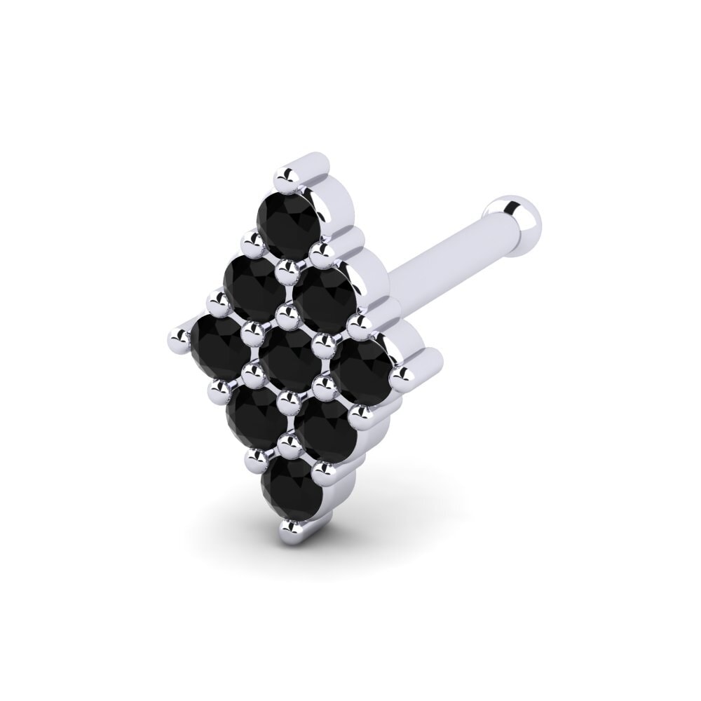 Black Onyx Nose Pin Collina