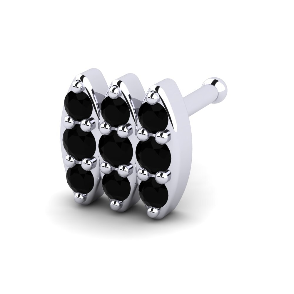 Black Onyx Nose Pin Deloatch