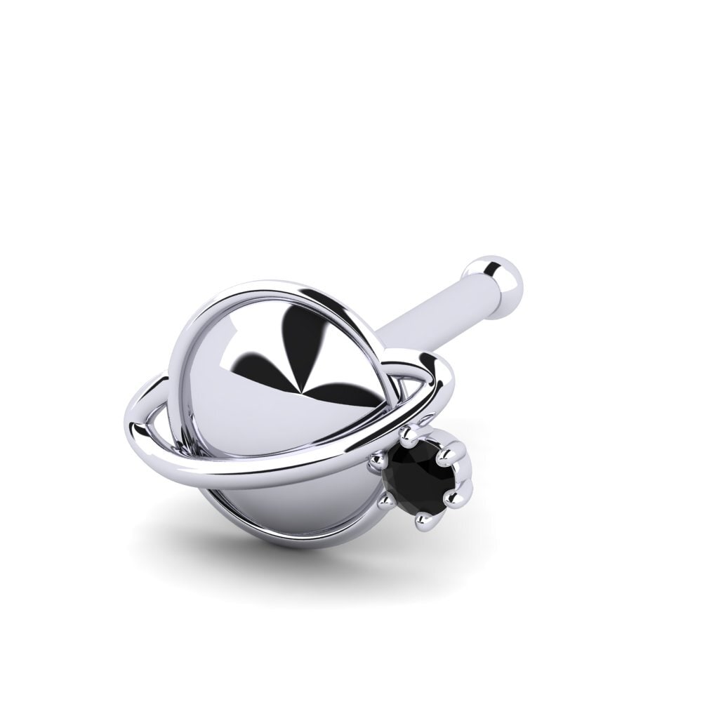 Black Onyx Nose Pin Donn
