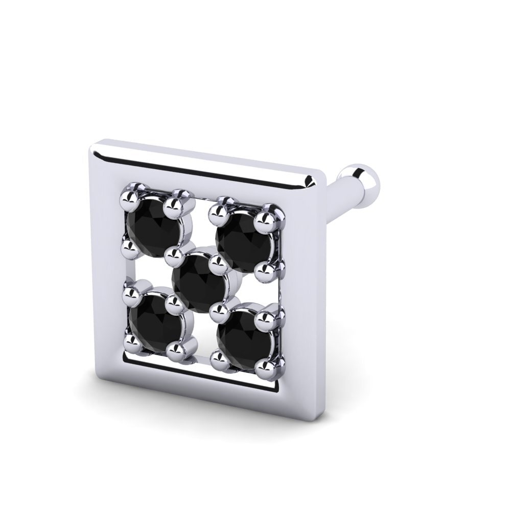 Black Onyx Nose Pin Edgaras