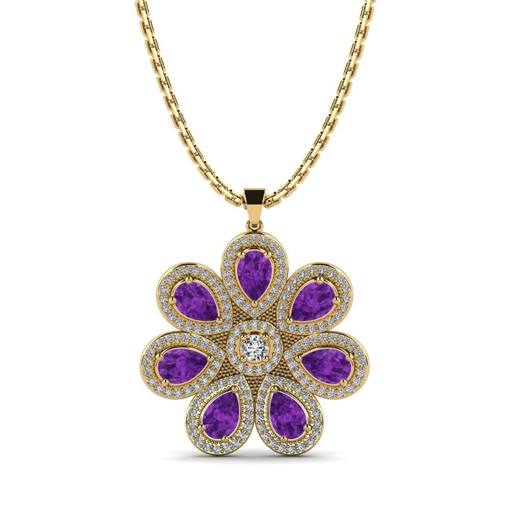 Amethyst Women's Pendant Elfrossa