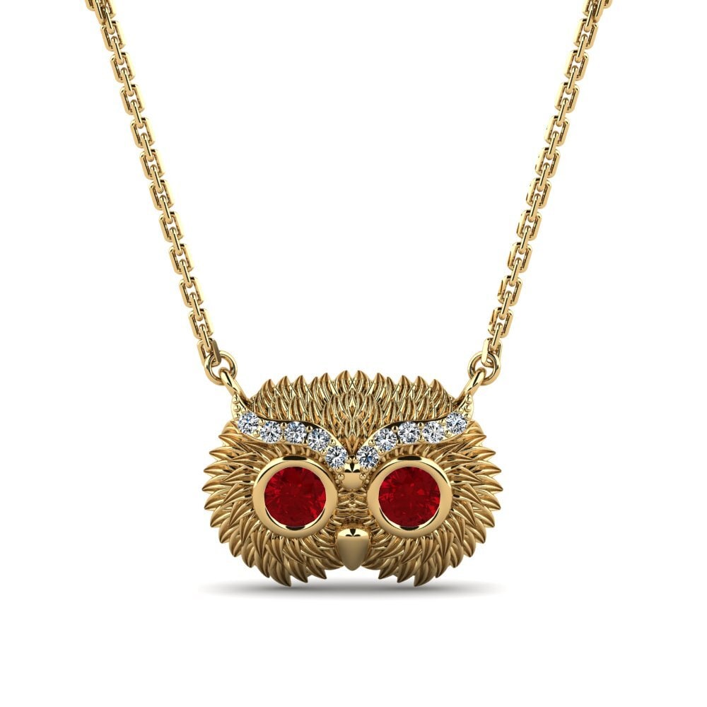 Red Zirconia Women's Necklace Roelliv