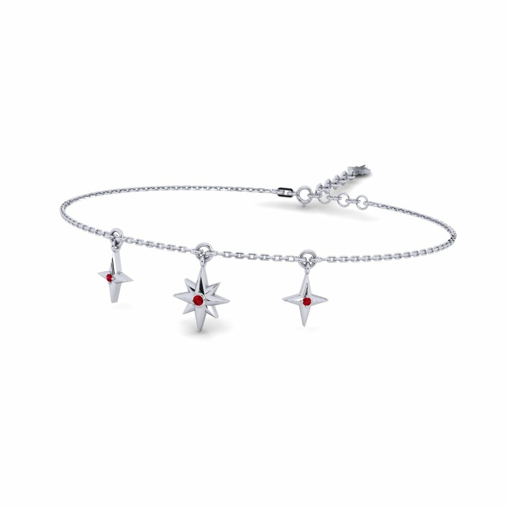 Swarovski Red Women's Bracelet Filer