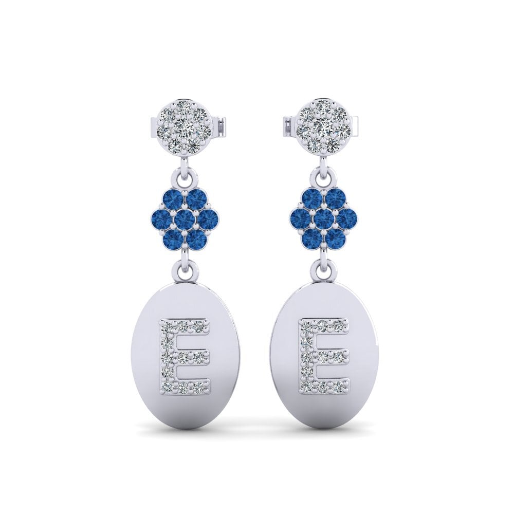 Dark Blue Zirconia Women's Earring Arteila E