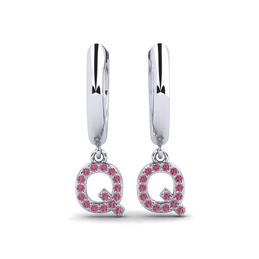 Rhodolite Garnet Women's Earring Medraut Q