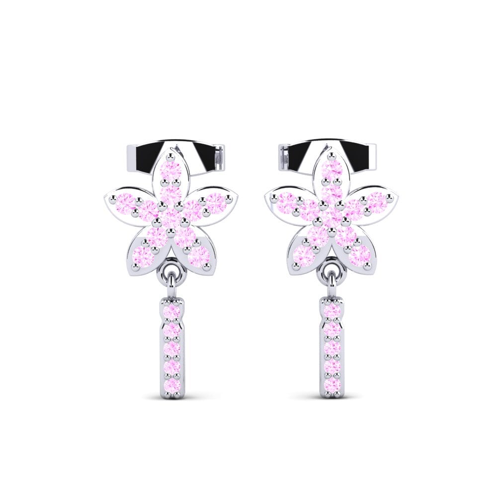 Pink Sapphire Women's Earring Miori I