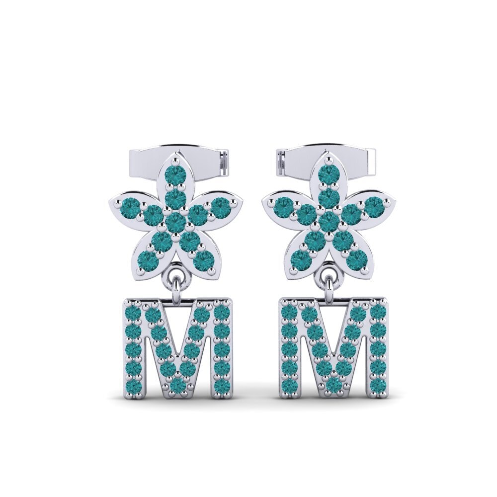 Blue Diamond Women's Earring Miori M