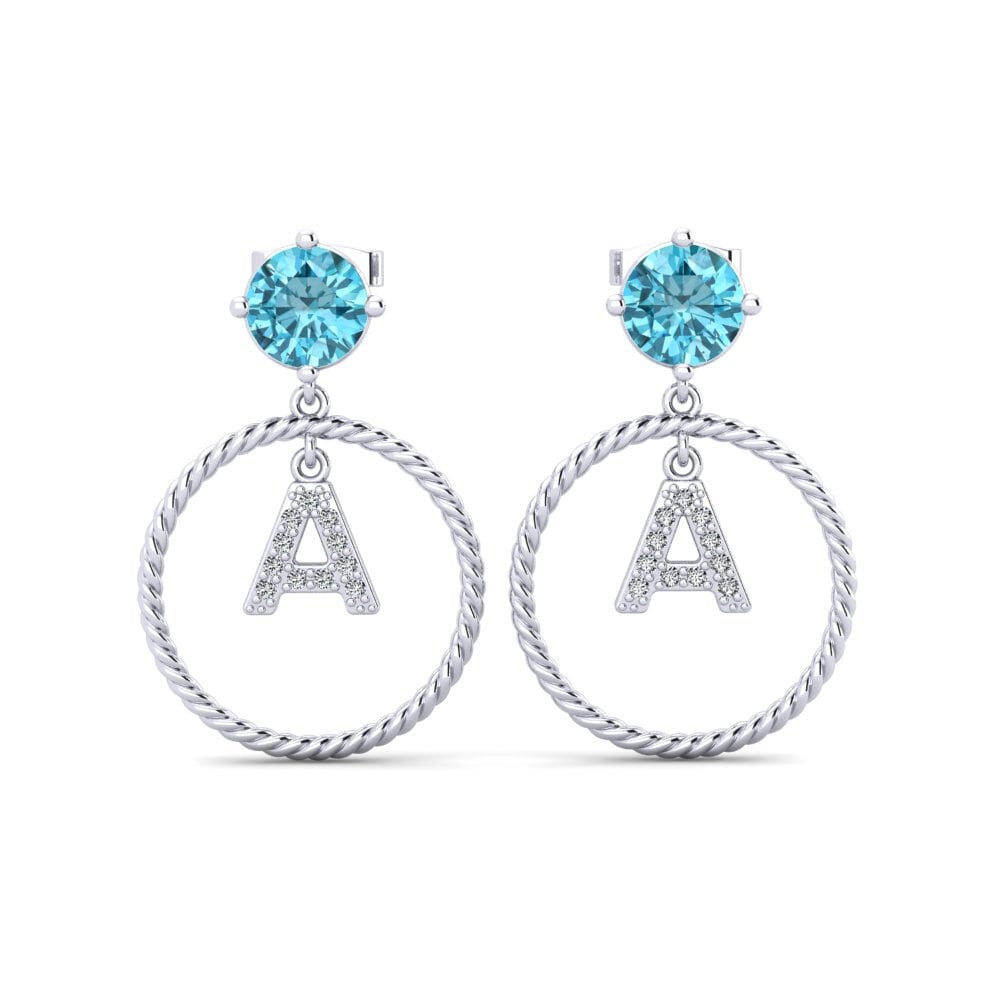 Blue Zircon Women's Earring Noss A