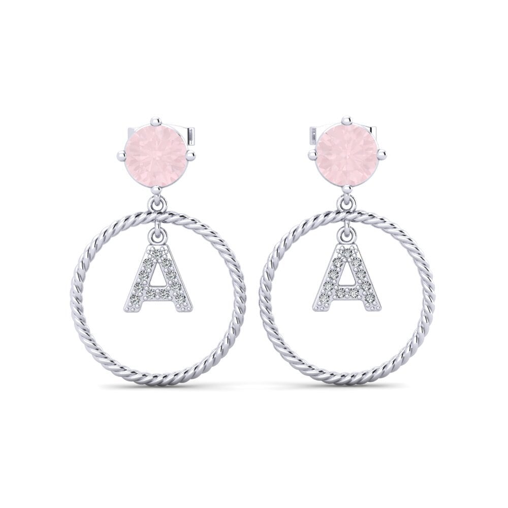 Rose Quartz Women's Earring Noss A