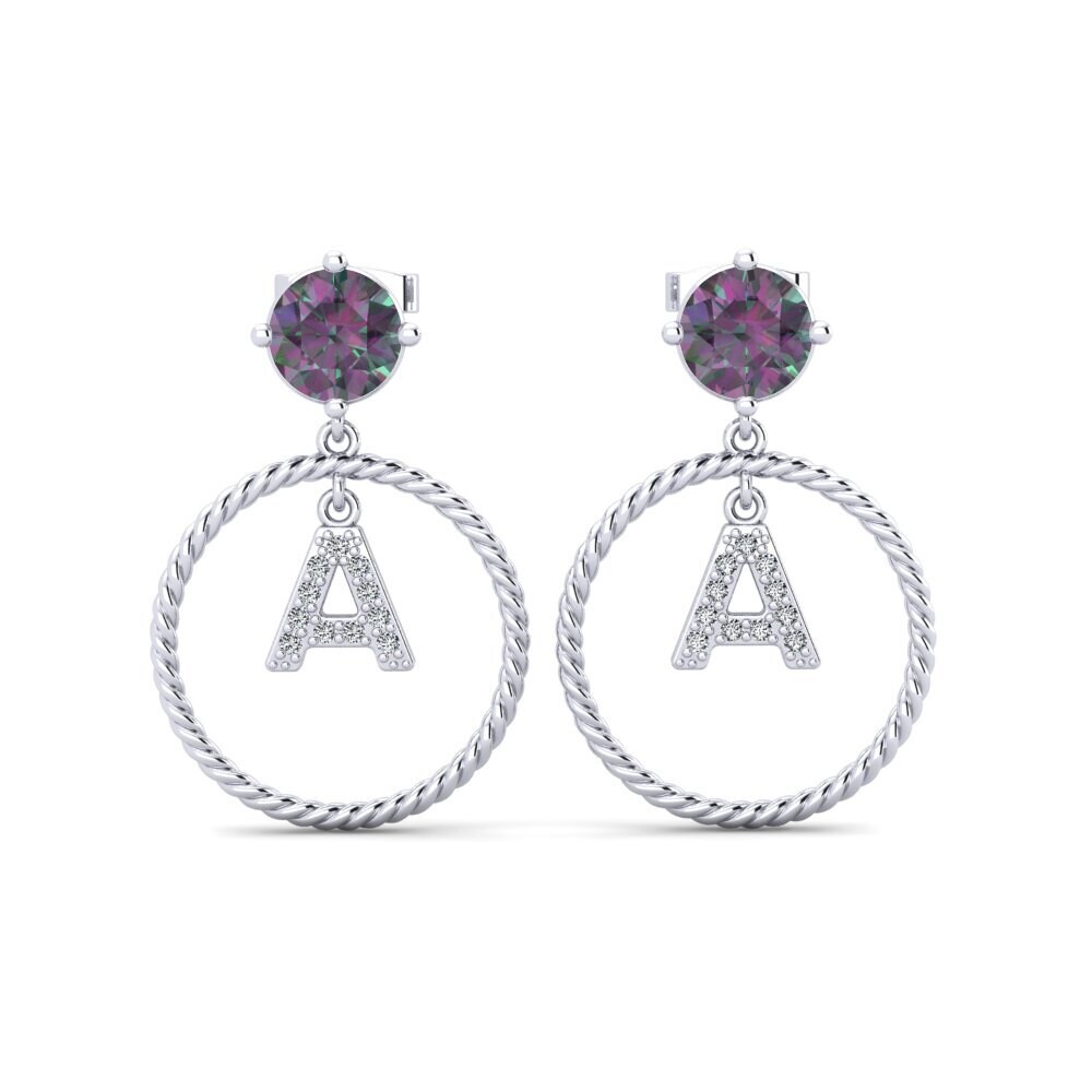 Mystic Topaz Women's Earring Noss A