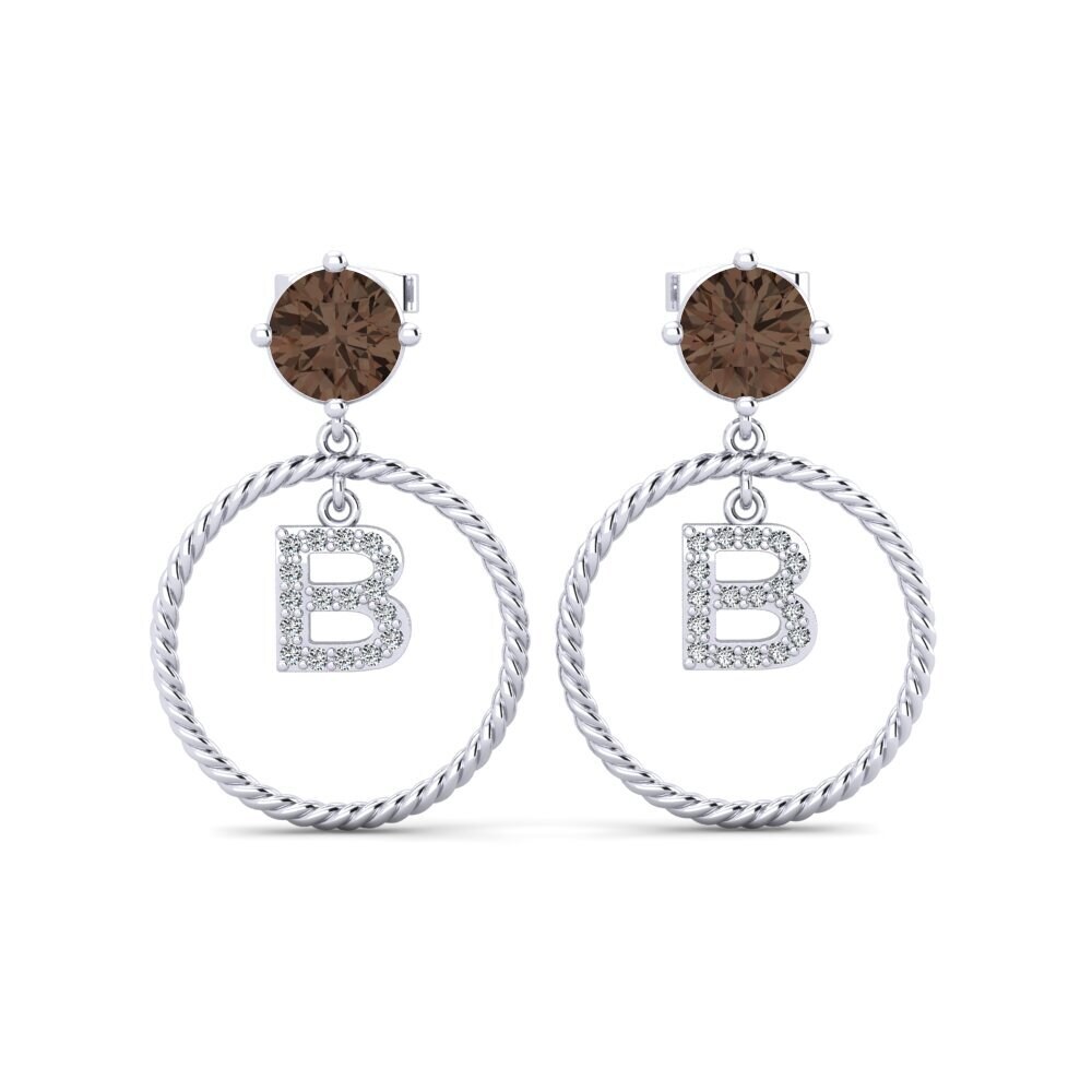 Smoky Quartz Women's Earring Noss B