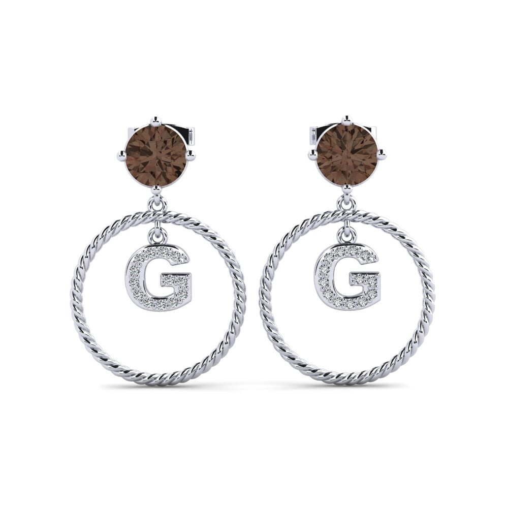 Smoky Quartz Women's Earring Noss G