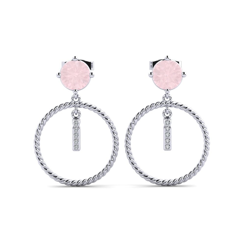 Rose Quartz Women's Earring Noss I