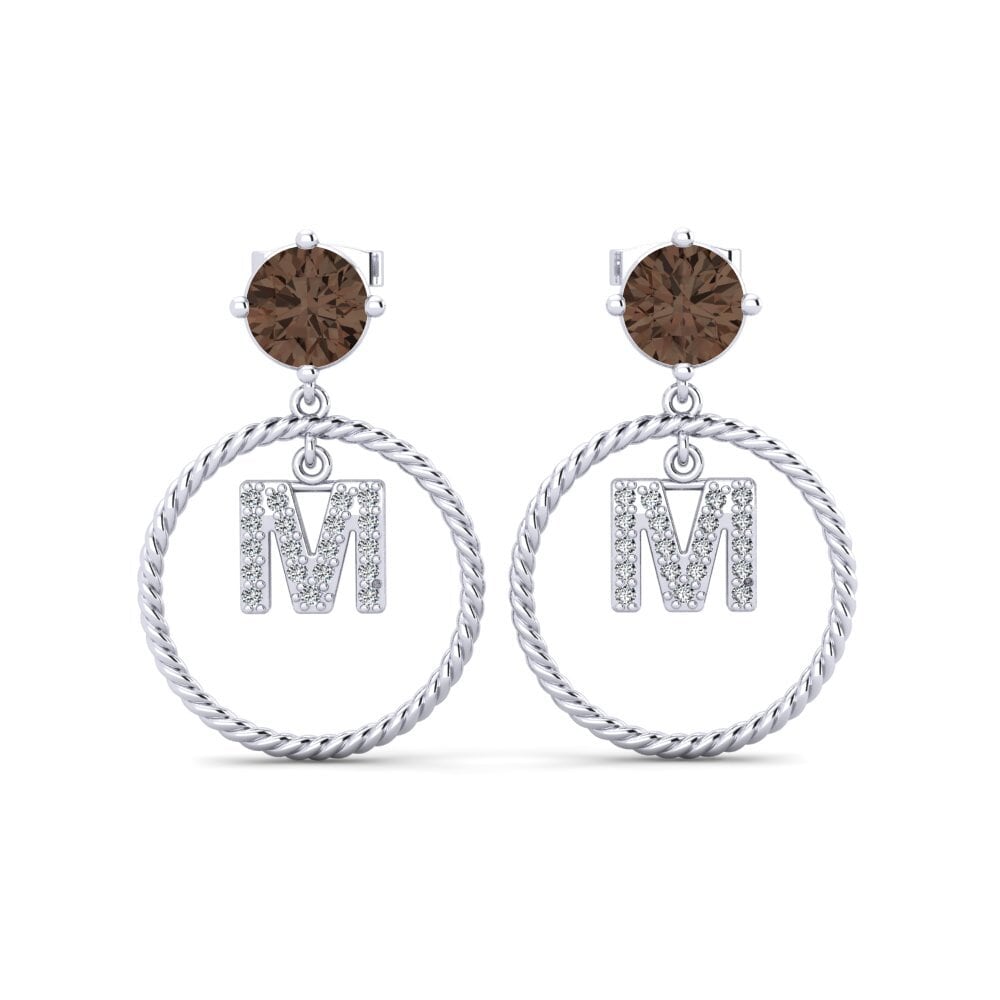 Smoky Quartz Women's Earring Noss M