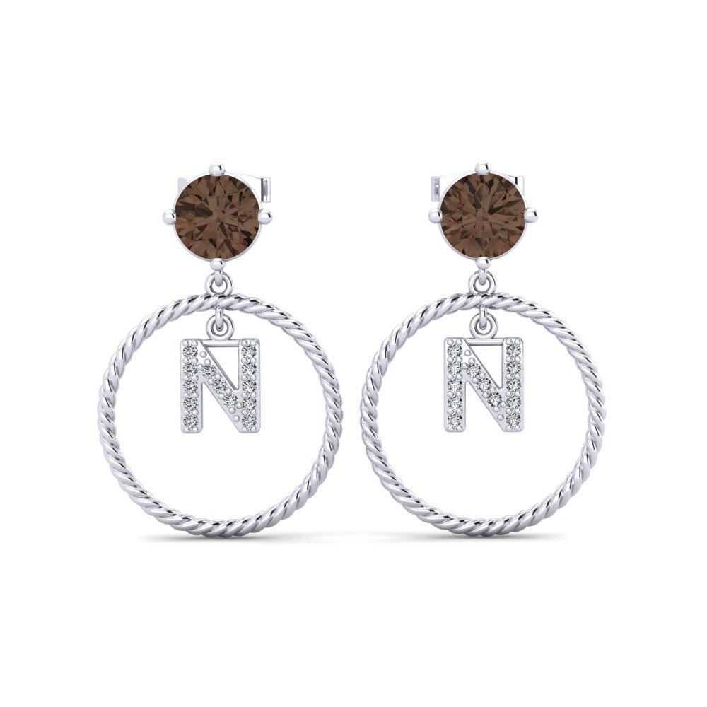 Smoky Quartz Women's Earring Noss N