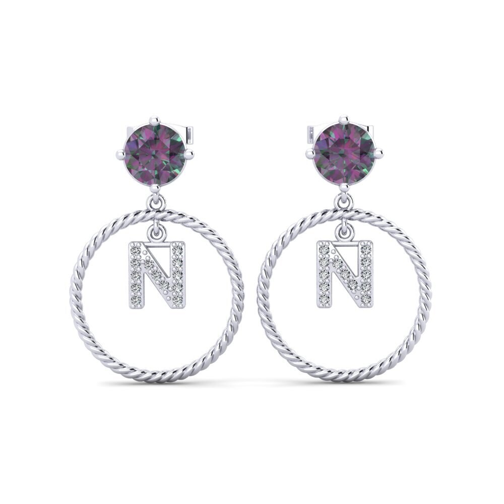 Mystic Topaz Women's Earring Noss N