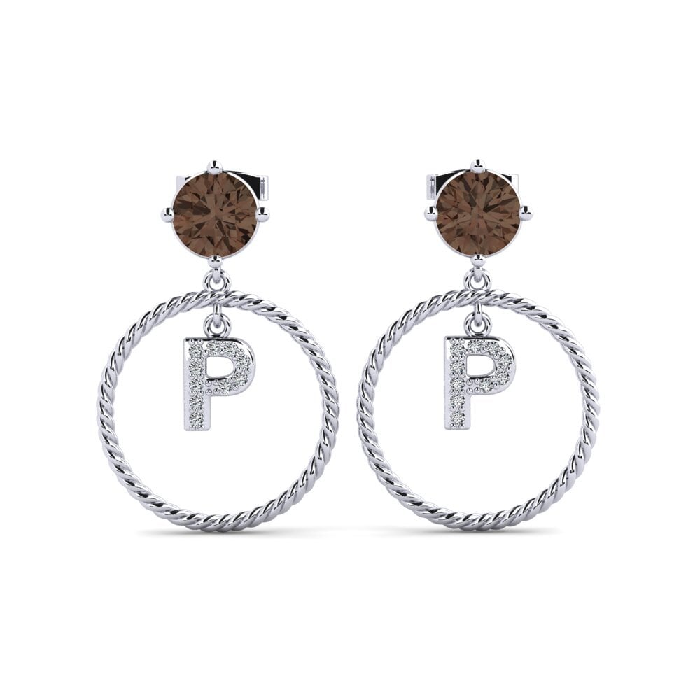 Smoky Quartz Women's Earring Noss P