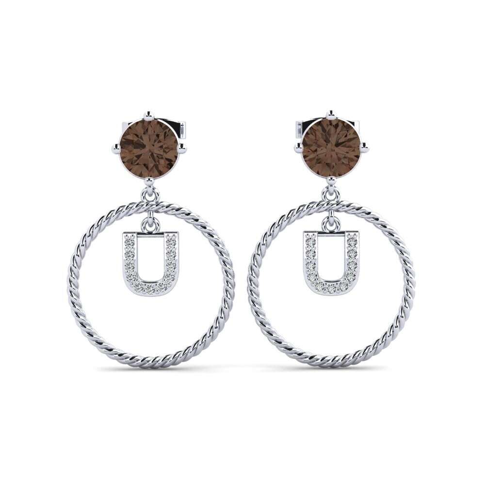 Smoky Quartz Women's Earring Noss U