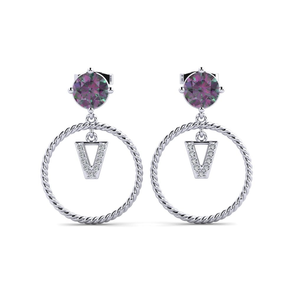 Mystic Topaz Women's Earring Noss V