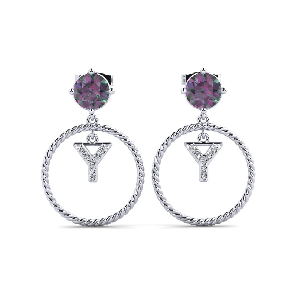 Mystic Topaz Women's Earring Noss Y