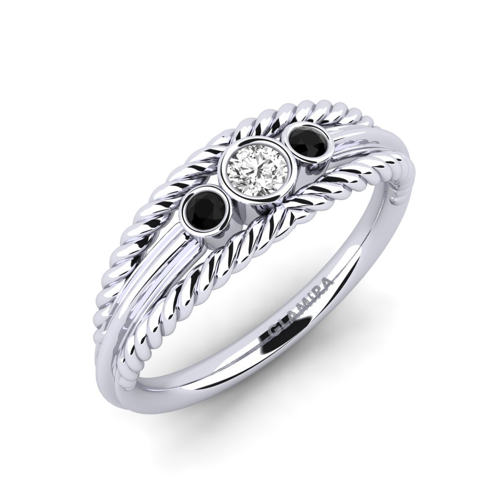 Hvid Safir Forlovelsesring Audry