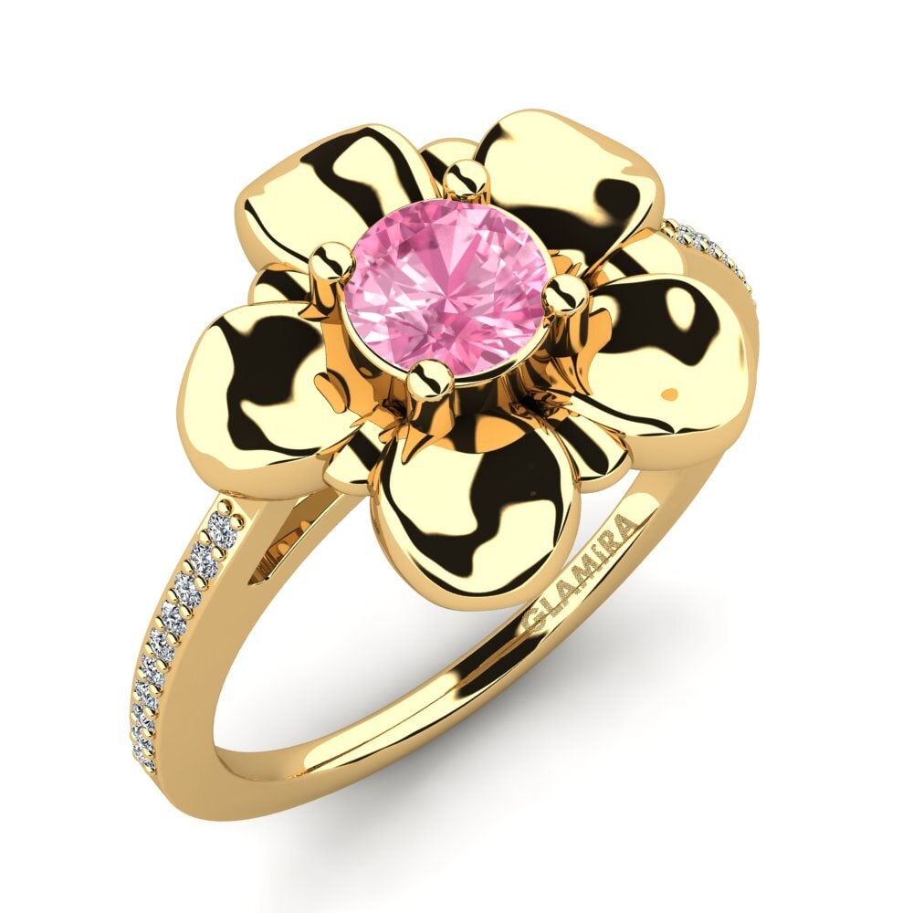 粉紅色藍寶石 戒指 Chamaillerie