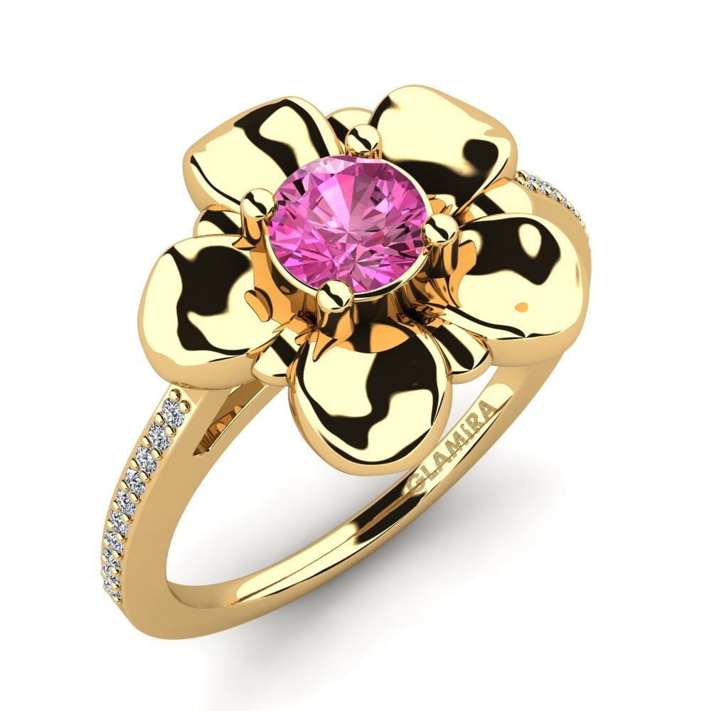 Pink Topaz Ring Chamaillerie