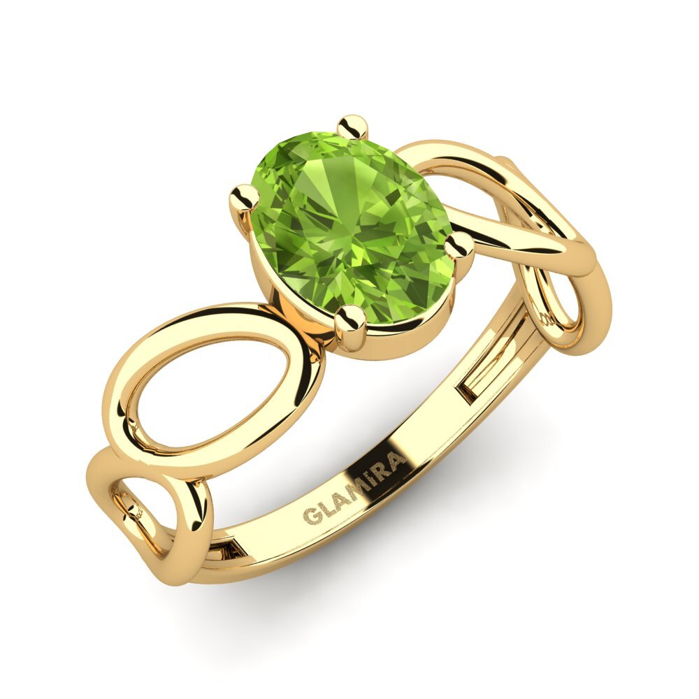 Peridot Verlobungsring Cotrechamp