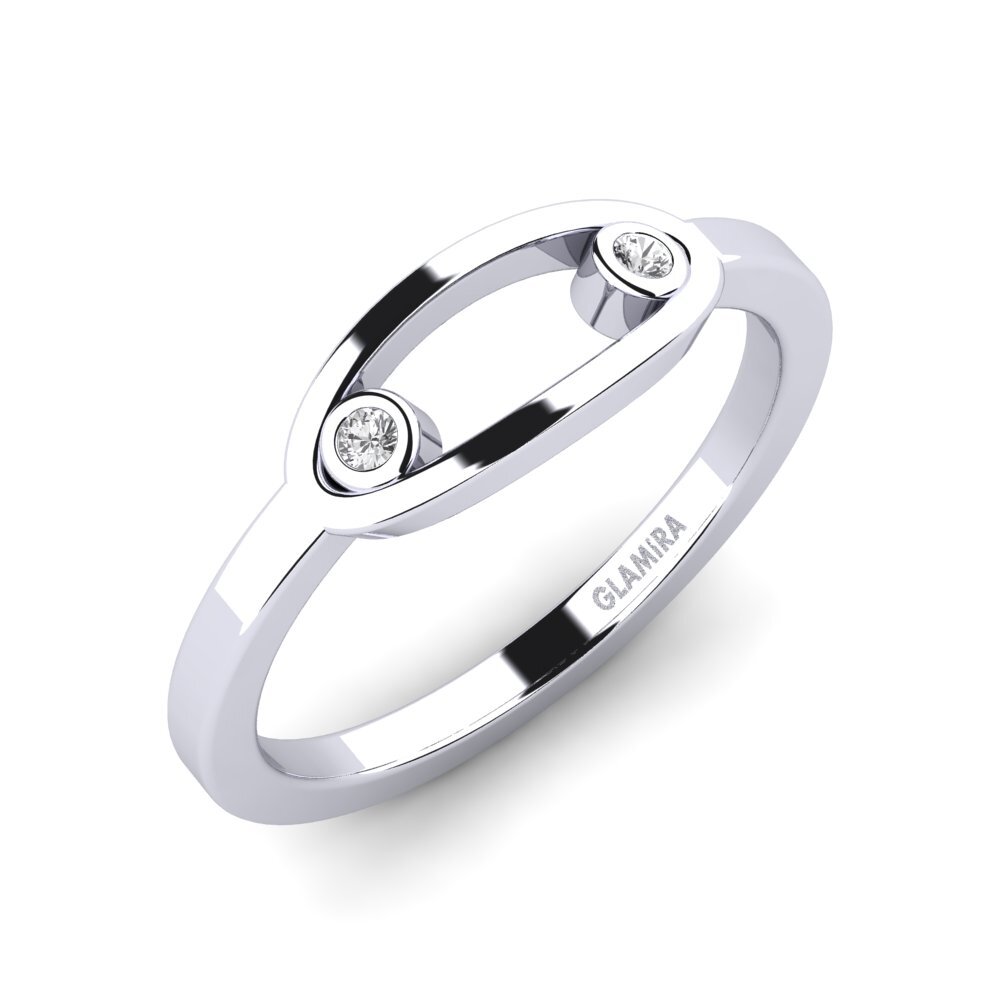 Zafiro blanco Anillo Depitte