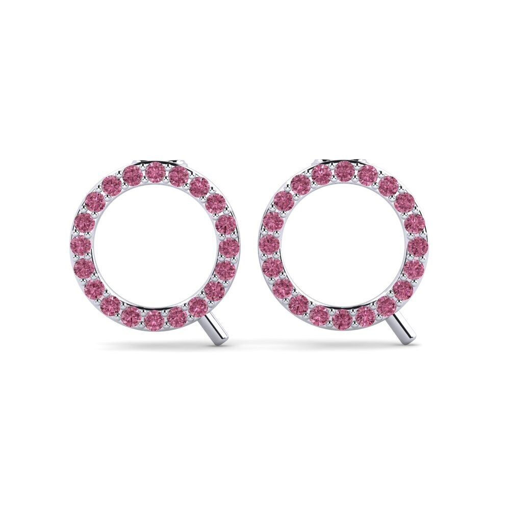 Rhodolite Garnet Women's Earring Deviera Q