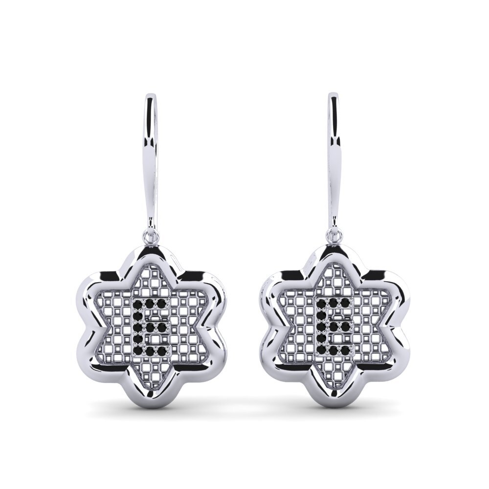 Black Onyx Women's Earring Girandole E