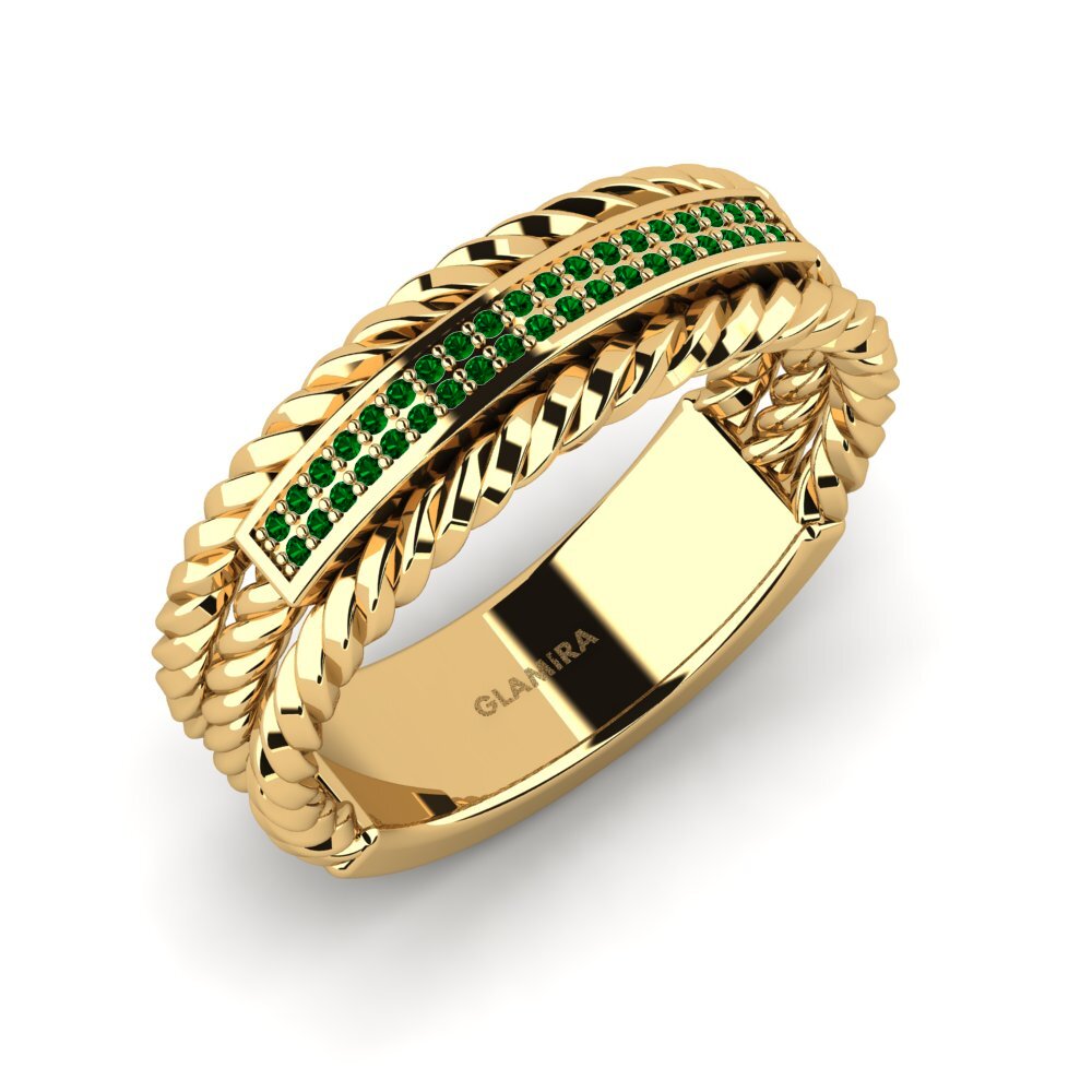 Green Zirconia Men's Ring Aglaval