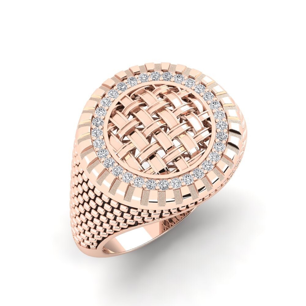 14ct Rose Gold Men's Ring Allene