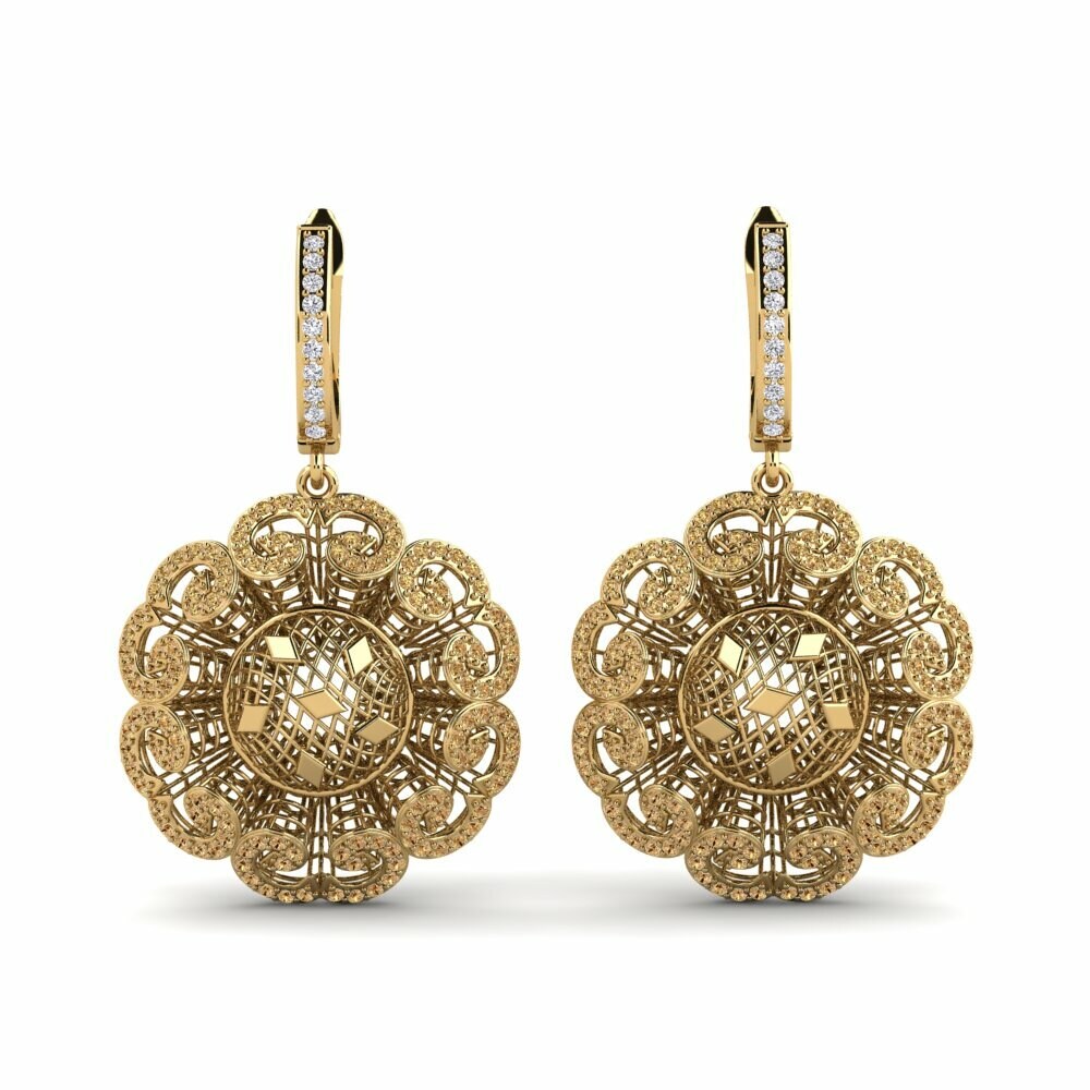 Brown Diamond Women's Earring Canonnie