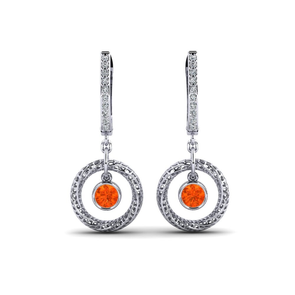 Fire Opal Women's Earring Juteux
