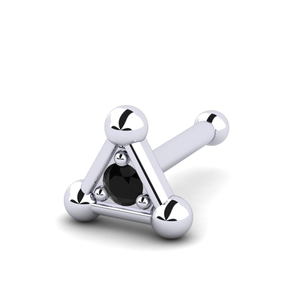 Black Onyx Nose Pin Cette