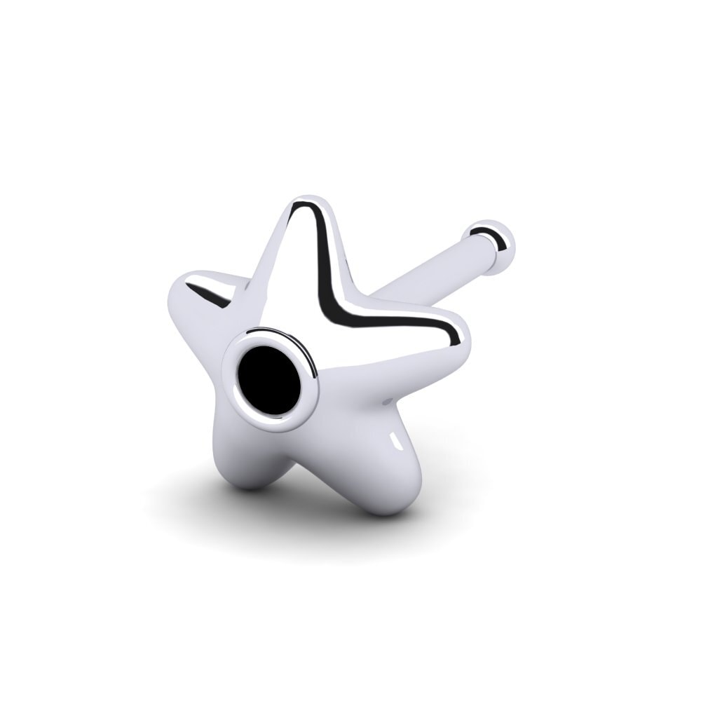 Black Onyx Nose Pin Corpuso
